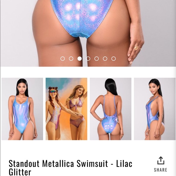 Fashion Nova shimmer swimsuit - Picture 8 of 8